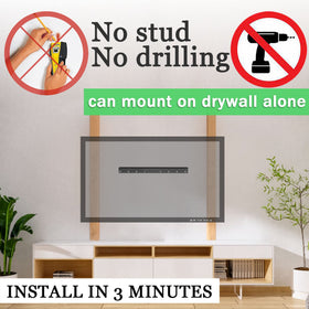 Auoace wall mount supports TVs from 13 to 55 inches using VESA 100x100 to 400x400