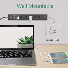 AUOPLUS illuminated switch shows protection status and prevents overloading