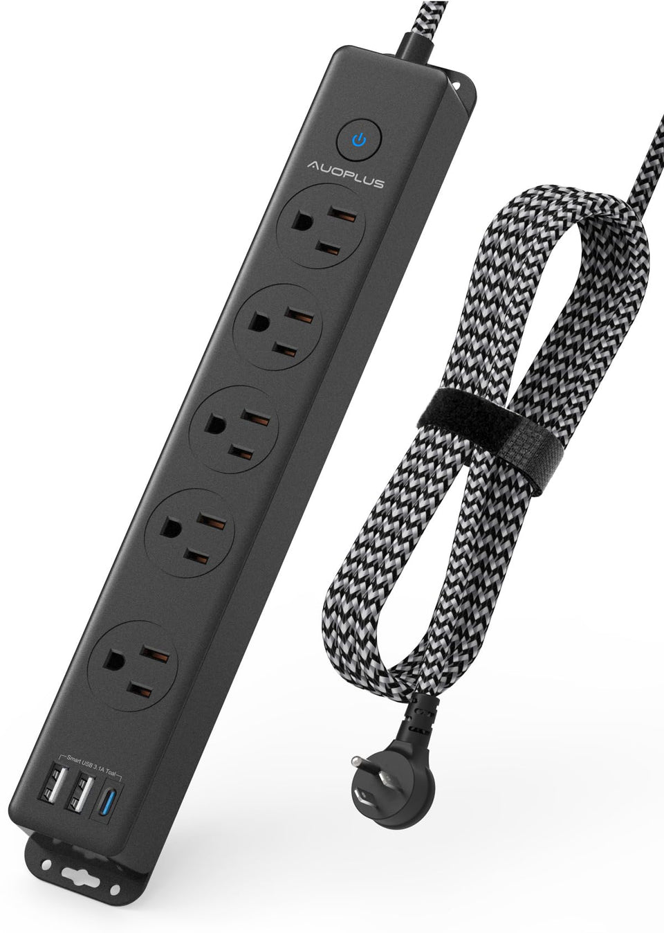 AUOPLUS surge protector with five outlets for home charging