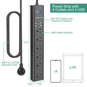 AUOPLUS wall-mount holes enable secure placement in a workspace or workshop