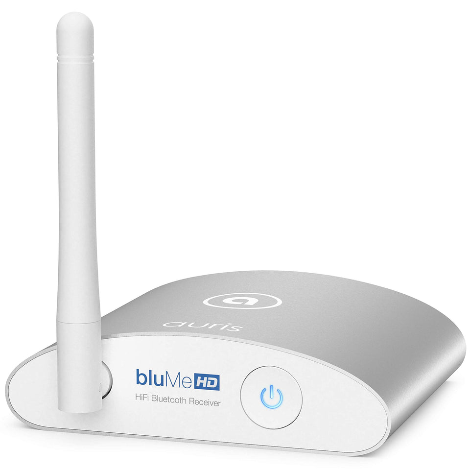 Auris Blume HD close-up of the Bluetooth receiver highlighting premium DAC for high-fidelity audio