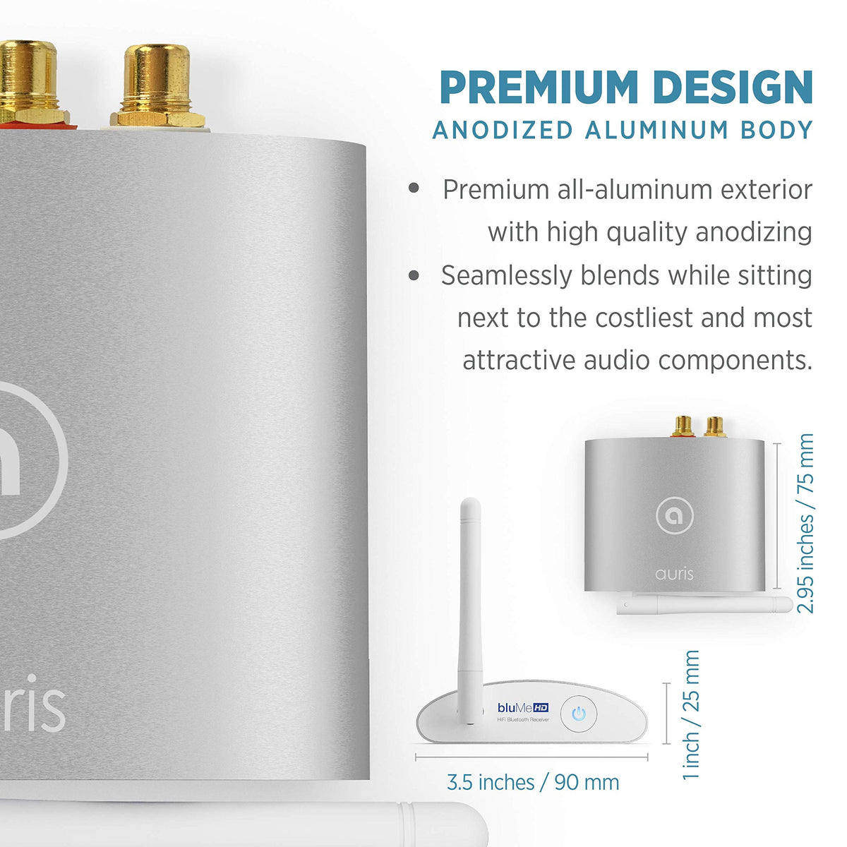Auris Blume HD LDAC and AptX HD logos featured