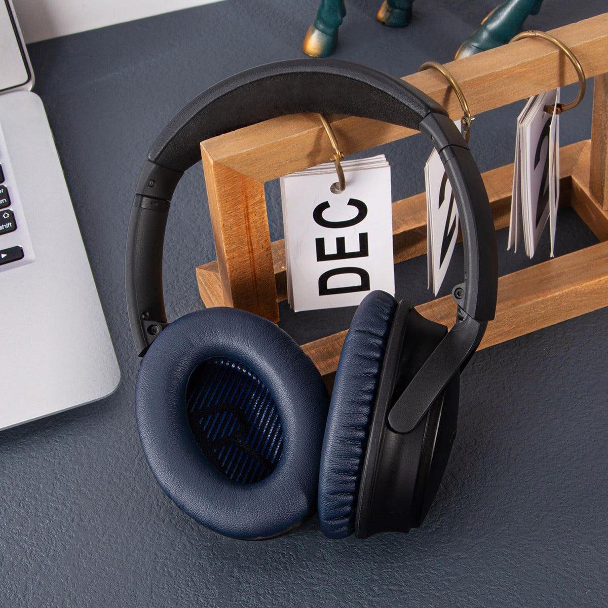 Aurivor Bose AE2w ear pads in midnight blue deliver cloud-like cushioning