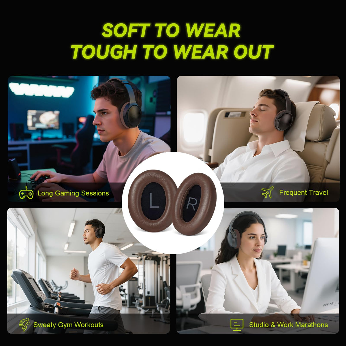Aurivor Bose NC700 earpads easy installation kit for quick swap.