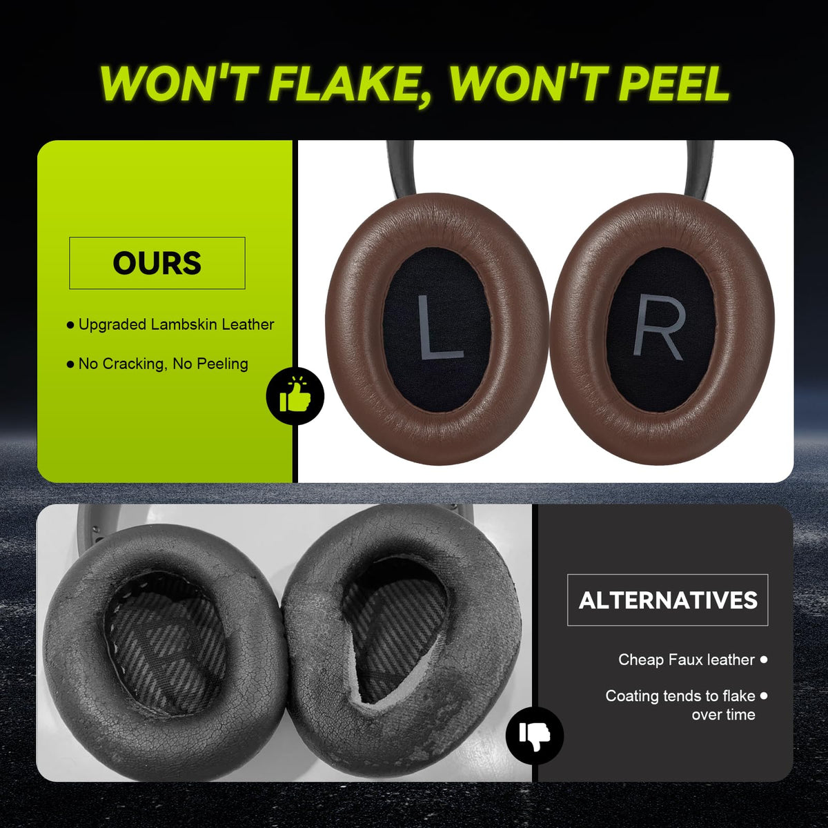 Aurivor Bose NC700 earpads sealed fit enhances audio clarity and isolation.