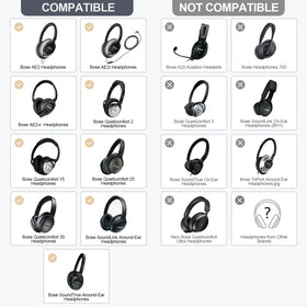 Aurivor memory foam ear pads for QC35 II provide plush, breathable comfort