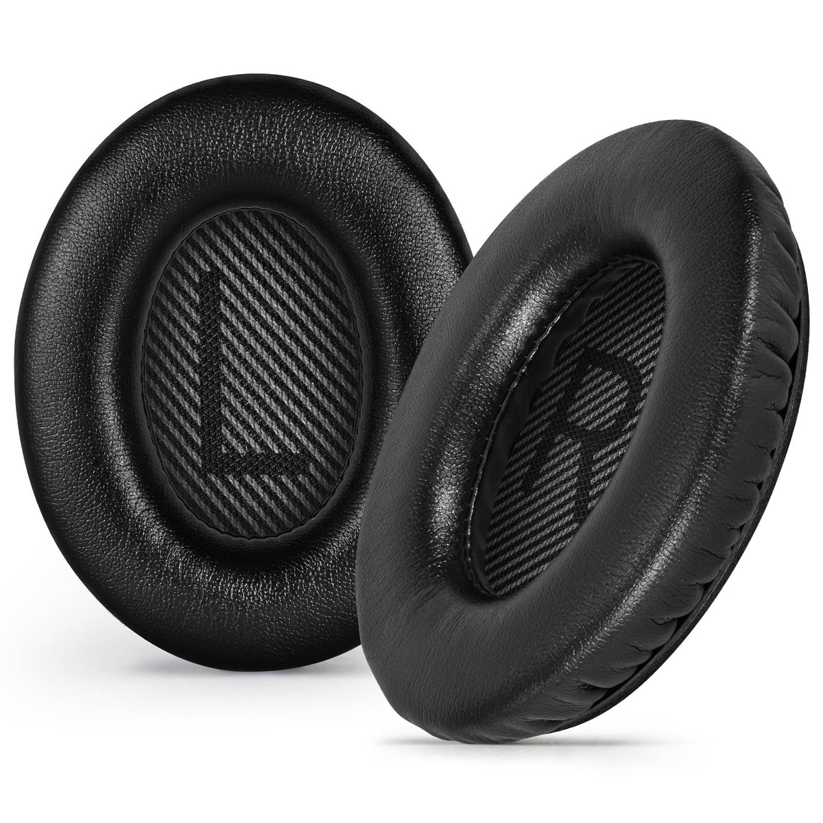 Aurivor Bose QC35 pads front view with tear-proof seams for daily use.
