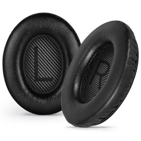Aurivor Bose QC35 pads front view with tear-proof seams for daily use.