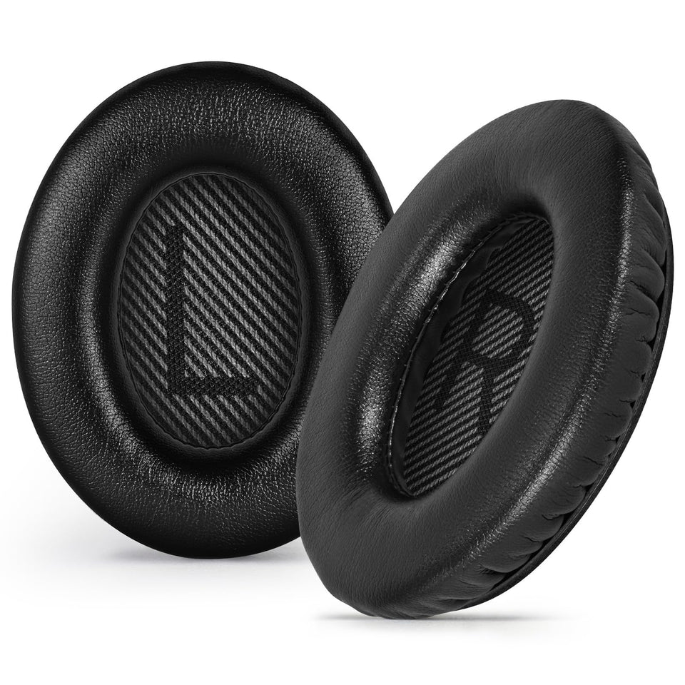Aurivor Bose QC35 pads front view with tear-proof seams for daily use.
