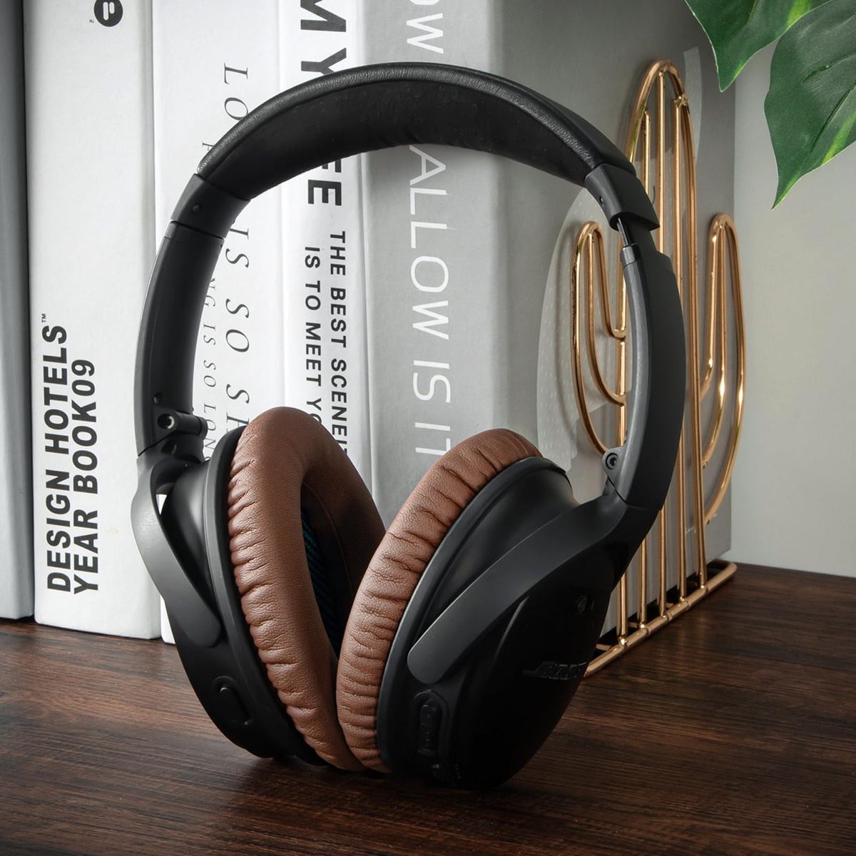 Aurivor brown ear pads upgrade for longer daily use.