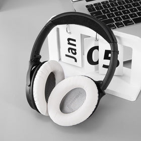 Aurivor white earpads compatible with QC35 models for daily listening.