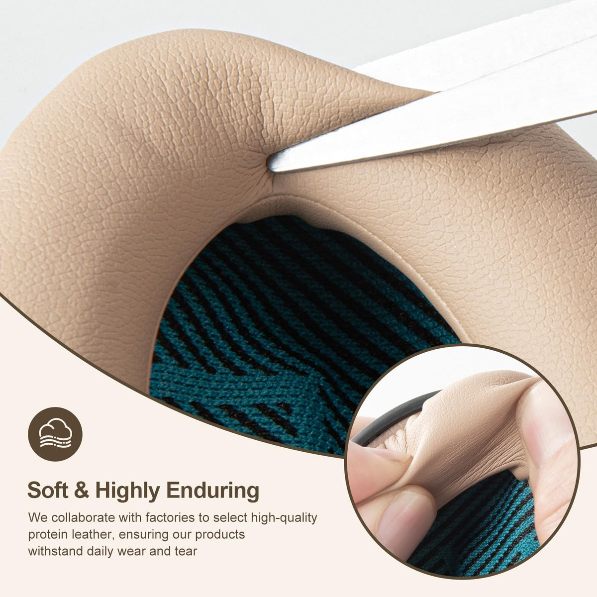 Aurivor earpad surface showcases reinforced durability for long-term use
