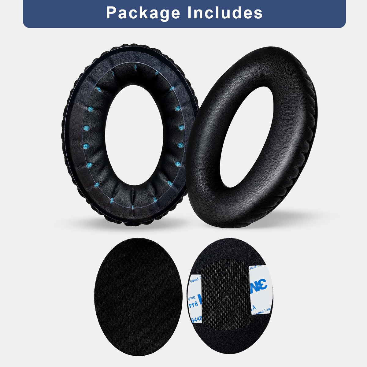 Aurivor next to ruler showing replacement pad size and fit