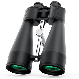 Aurosports 20x80 binoculars side view highlighting rugged outdoor design for versatile use.