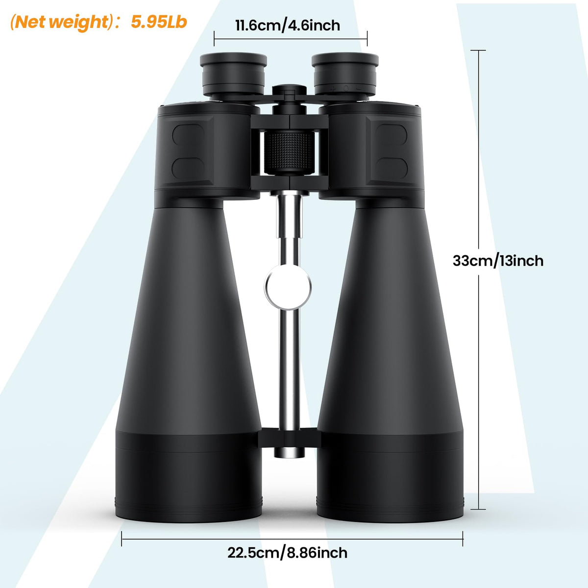 Aurosports 20x80 binoculars stargazing view with expansive horizon.