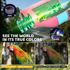 Aurosports bird guide opened to pages for hands-on nature learning