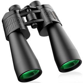 Aurosports front view showing binoculars and included carry bag for travel convenience