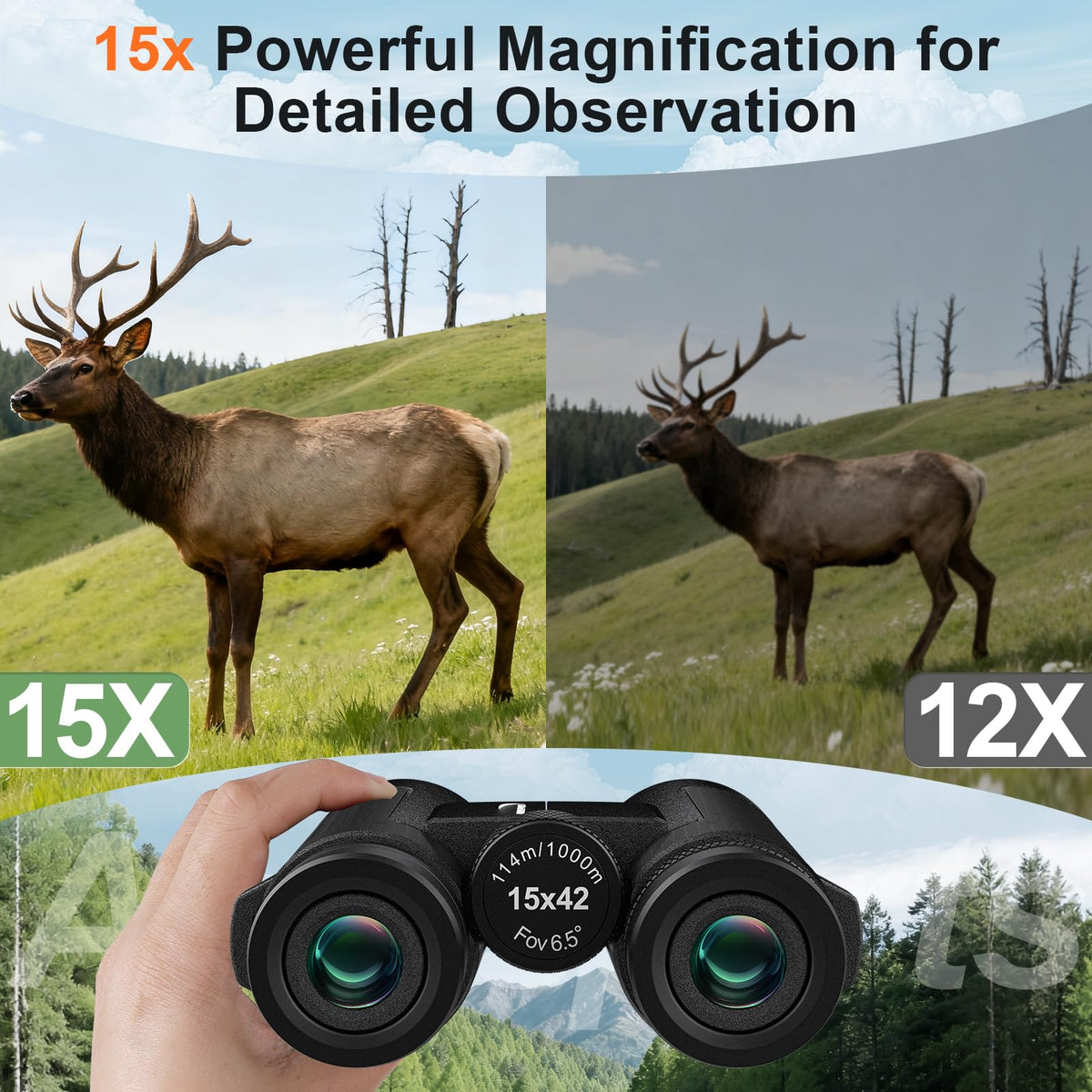 Aurosports lens detail showing FMC coating for brighter, clearer images