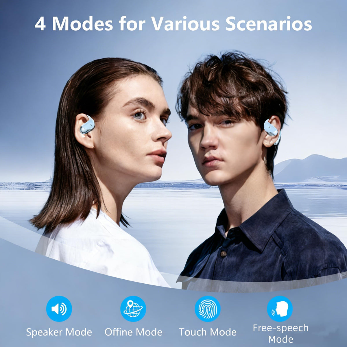 Aurotlu 16.3mm dynamic drivers deliver rich stereo detail for instruments and vocals.