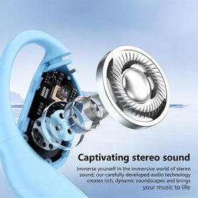 Aurotlu IPX7 waterproof earbuds ideal for workouts and sweat.