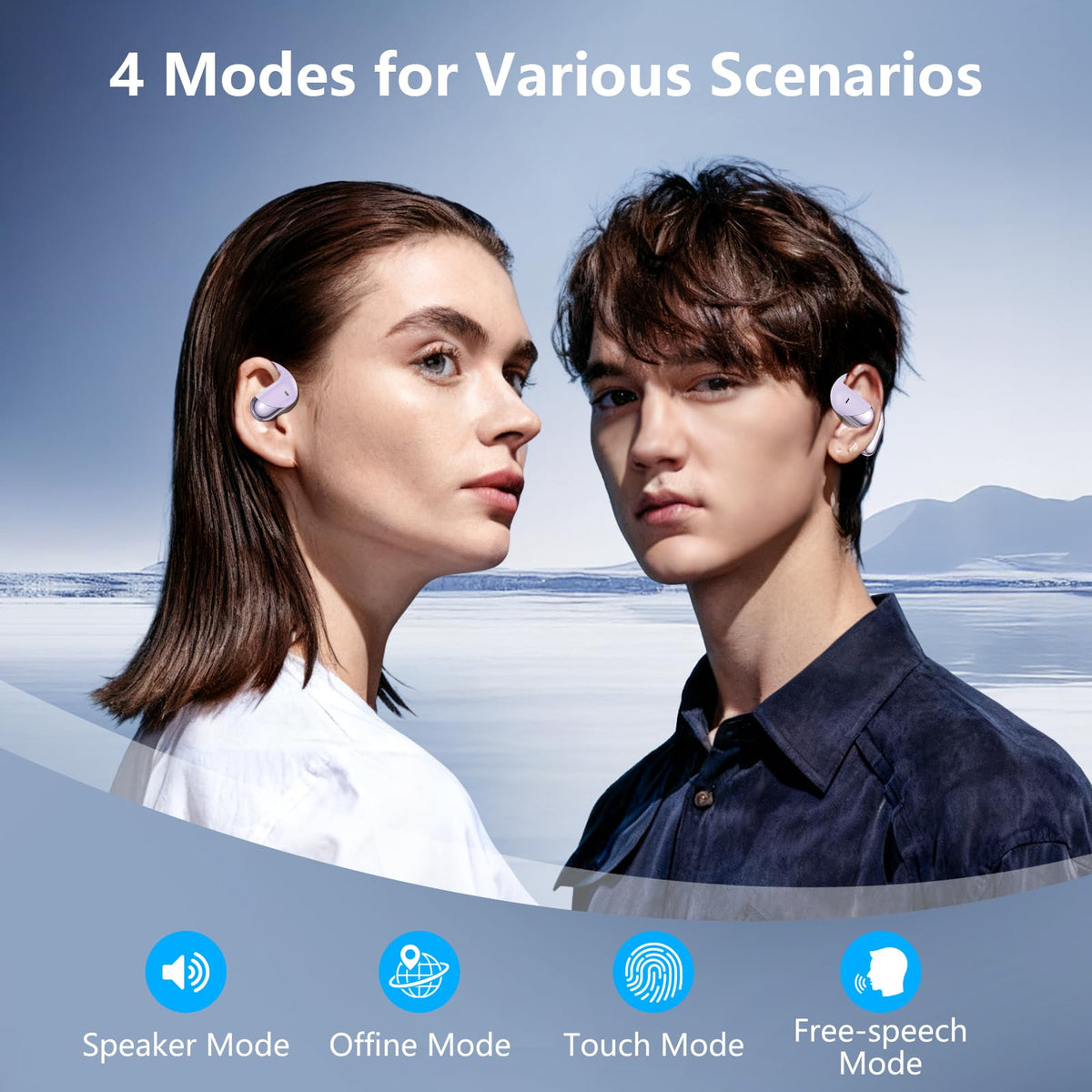 Aurotlu design features bone conduction-inspired comfort for long wear.