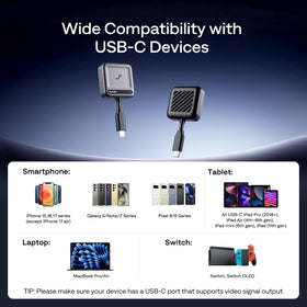 Aurzen easy setup prompt for wireless projection
