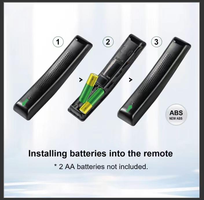 Two AA batteries installed for instant operation.