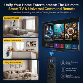 AUSOTUSO remote's Hulu button enables easy streaming on compatible TVs.