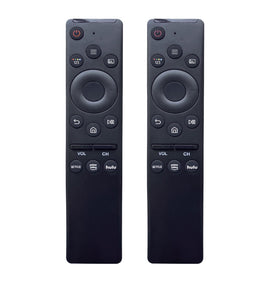AUSOTUSO Pack-2 remote front view for Samsung TV, easy setup.
