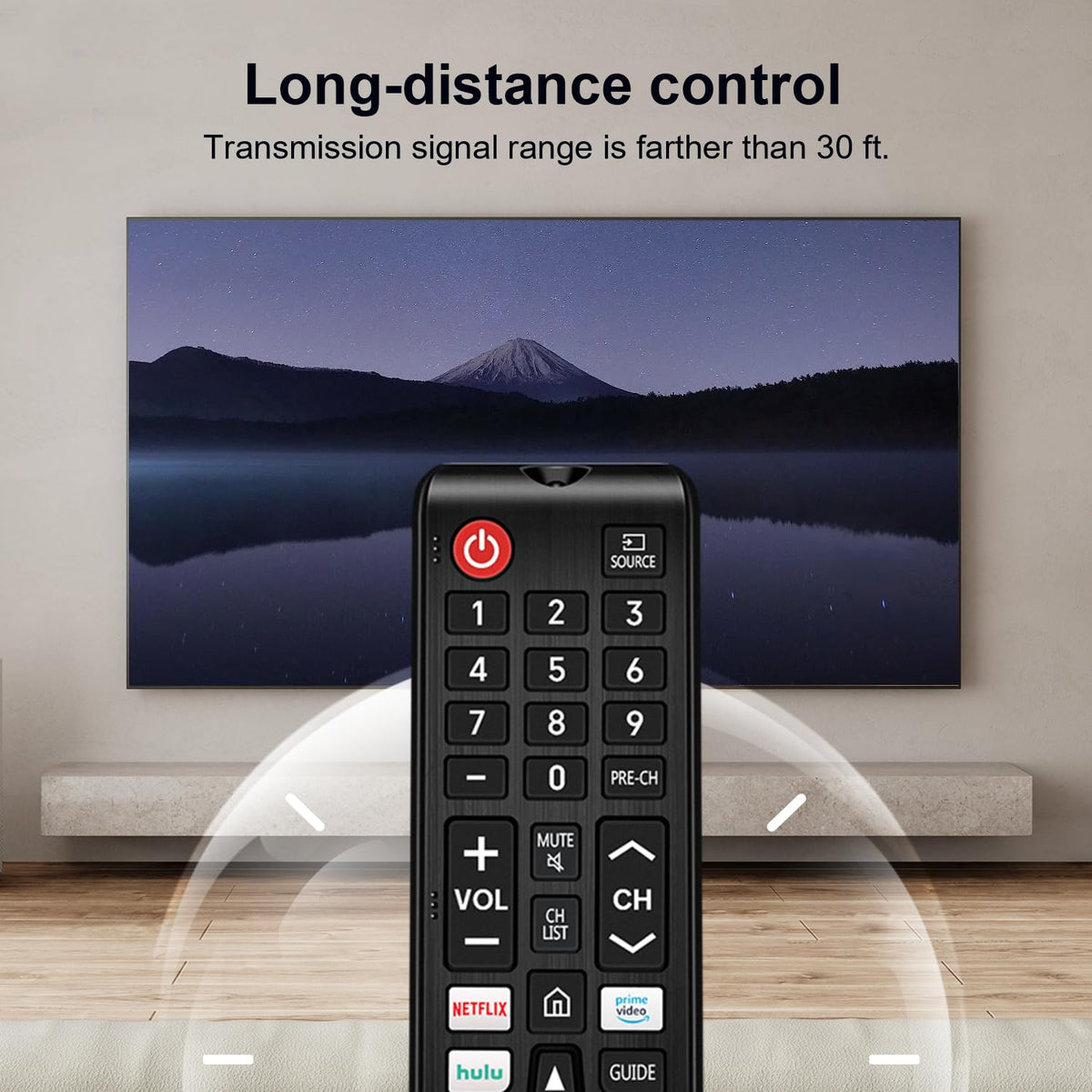 AUSOTUSO remote battery insertion design supports simple setup