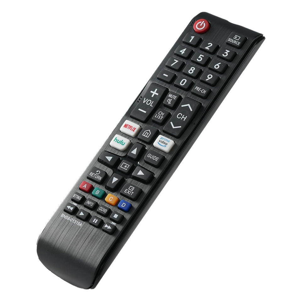 AUSOTUSO Samsung remote front view; universal compatibility for easy TV control