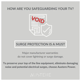 AUSTERE Austere III delivers 2500 joules protection for electronics.