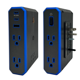 Austere V Series front view surge protector shields devices from spikes