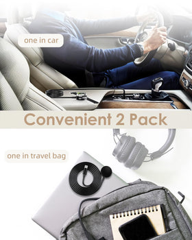 Autallgee 3.3ft USB-C cable length provides flexible positioning.