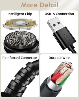 Autallgee safe fast charging with short-circuit protection for reliable power.