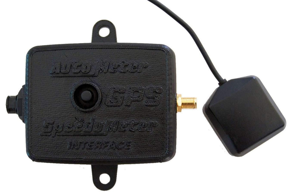Auto Meter 5289 GPS speedometer interface module with rapid 10 Hz updates for accurate data.