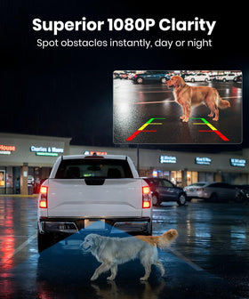 Auto-VOX 1080P color night vision aids distance judgment in low light.