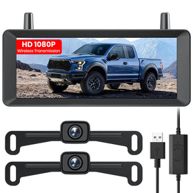 AUTO-VOX 2 front camera view enhances parking awareness and obstacle detection.