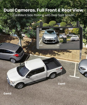 AUTO-VOX 2 6-inch monitor with wide display for clear dual views.