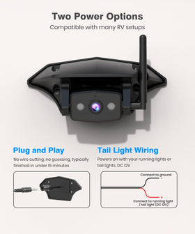Auto-Vox 7.2-inch DVR monitor with wide view for license plates.