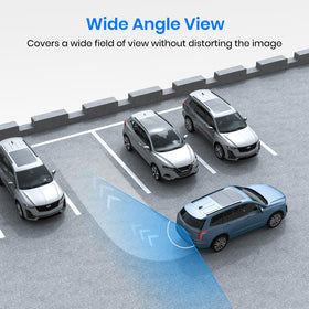 AUTO-VOX CS-2 110-degree viewing angle supports confident parking.