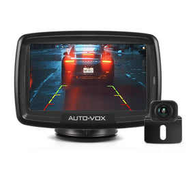 AUTO-VOX CS-2 wireless backup camera with dash monitor for safer reversing.