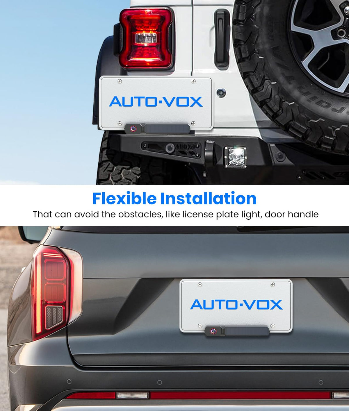 Auto-Vox six parking guidelines adjustable for tight spots