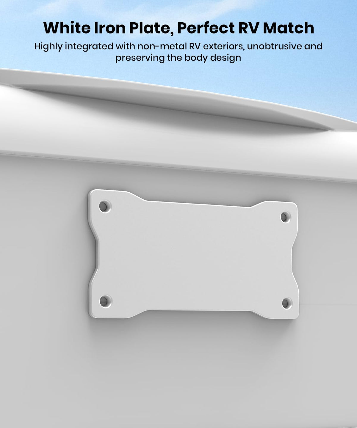 AUTO-VOX plate screw-mount detail with sealed gasket providing water protection