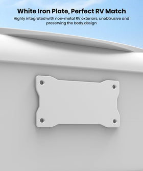 AUTO-VOX plate screw-mount detail with sealed gasket providing water protection