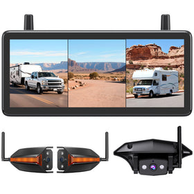 AUTO-VOX RV backup camera rear view for wide visibility while backing.
