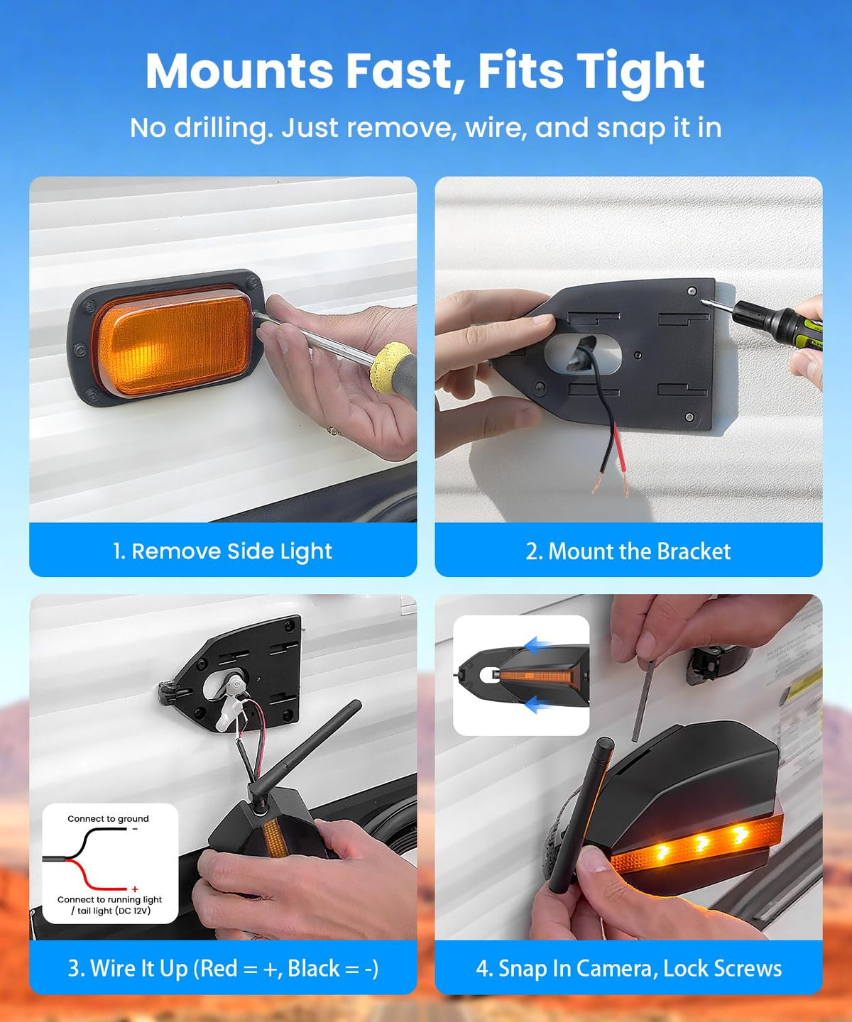 Auto-Vox IP69K waterproof design endures rain, mud, and spray