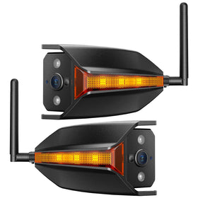 Auto-Vox RV side camera left view enhances lane changes and visibility