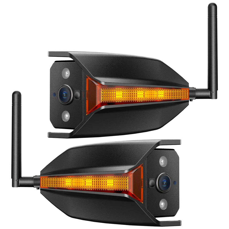 Auto-Vox RV side camera left view enhances lane changes and visibility