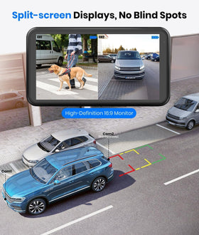 AUTO-VOX wireless digital signal minimizes interference for smooth video.